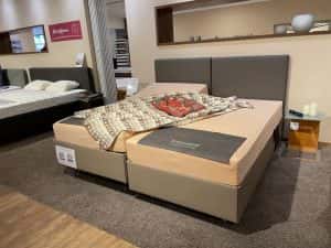 Kichner Boxlike Bett Höhenverstellung mit abwaschbarem Stoff